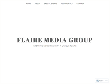 Tablet Screenshot of flairemediagroup.com